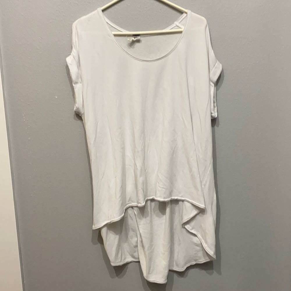 White FREE PEOPLE shirt